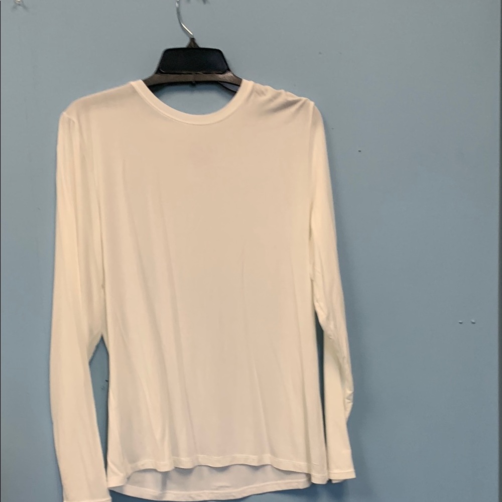 Cuddl Duds Women's Long Sleeve Tee - White
